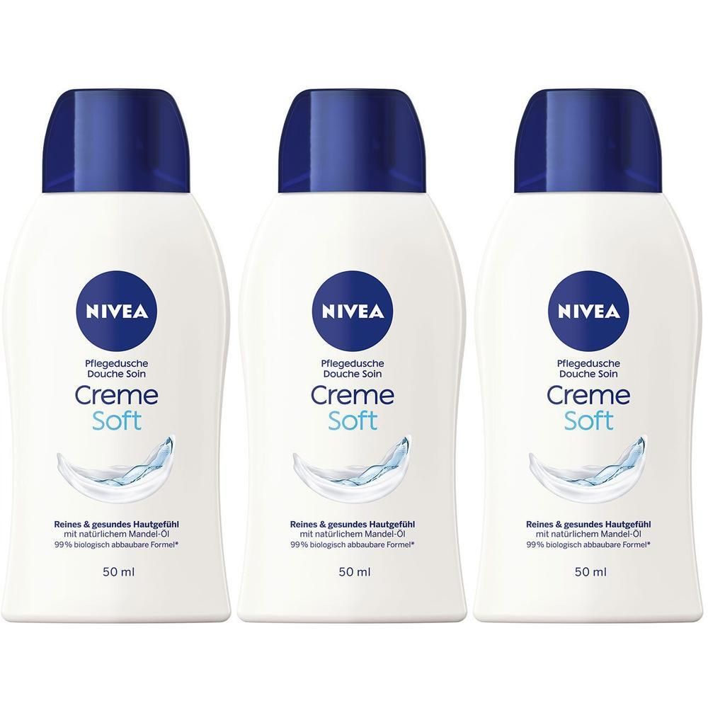Nivea Dusche Creme Soft Minisize x3 3x50 ml Duschgel