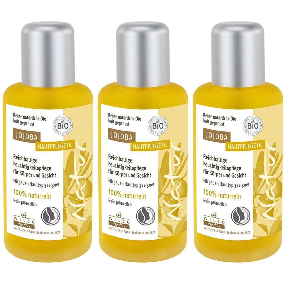 Jojoba BIO Hautpflege Öl x3 3x100 ml