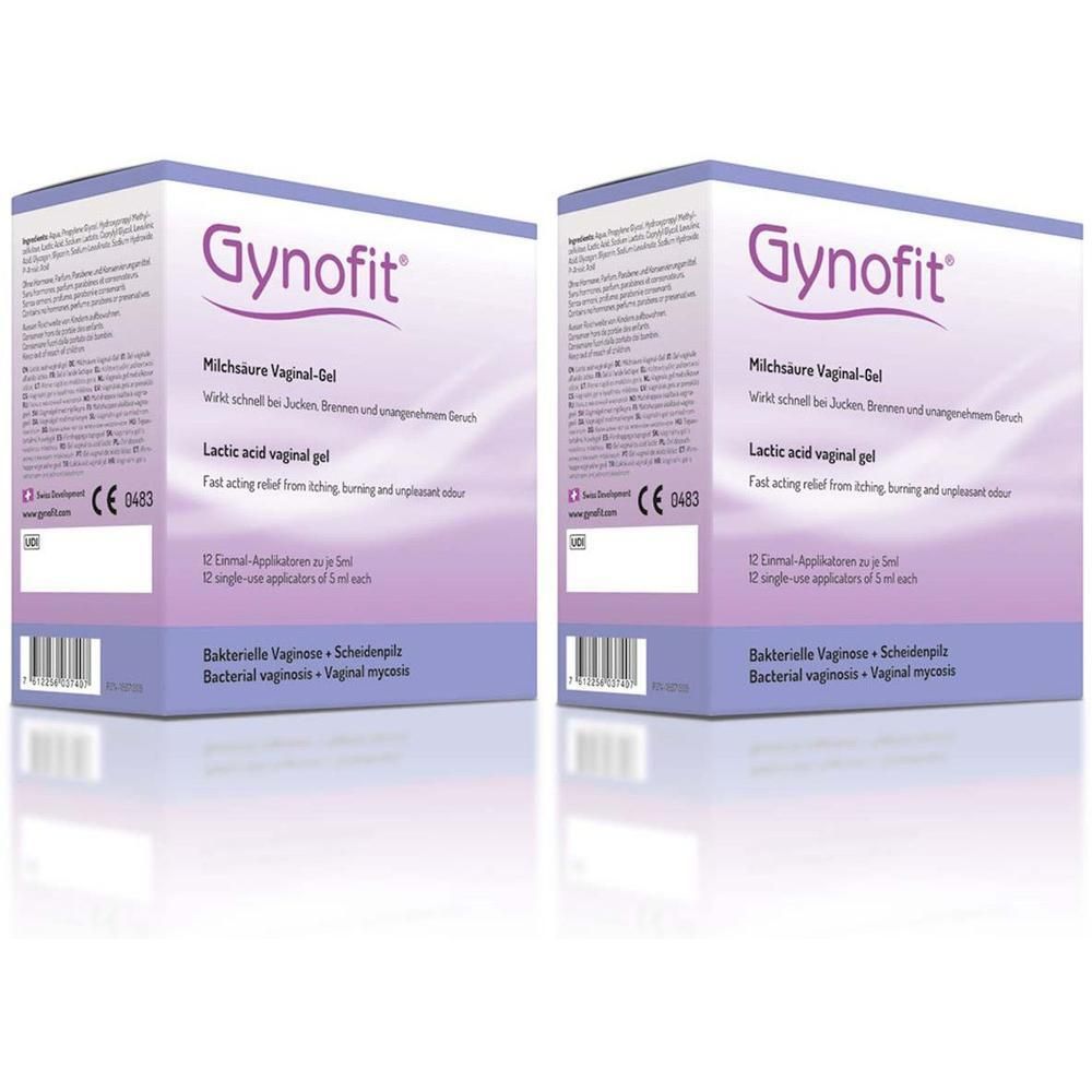 Gynofit Vaginal-Gel mit Milchsäure x2 2x12x5 ml Gel