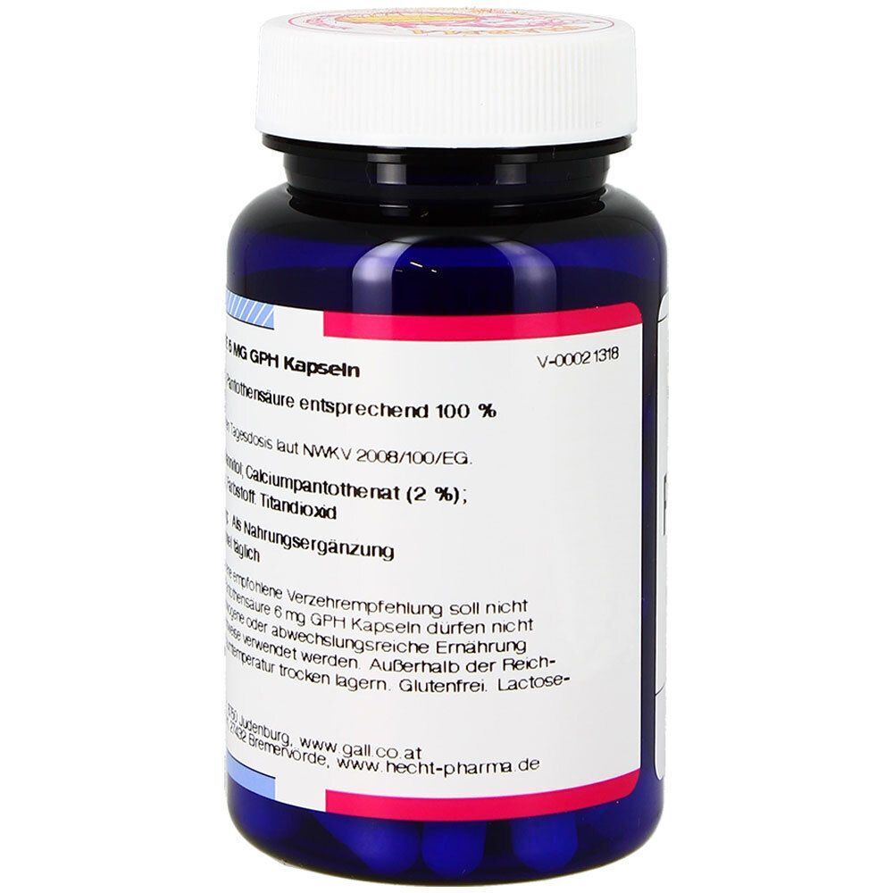 GALL PHARMA Pantothensäure 6 mg GPH Kapseln