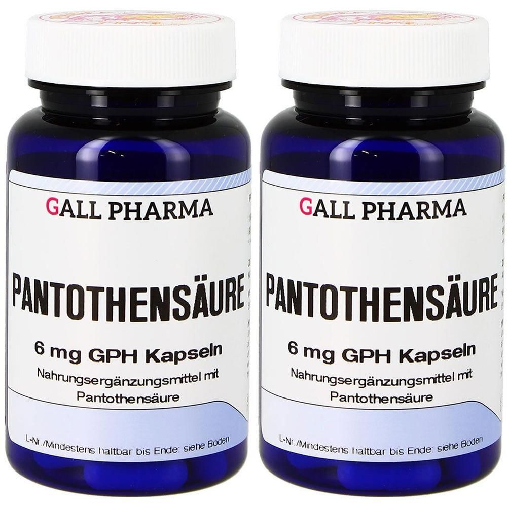 Pantothensäure 6 mg GPH Kapseln x2 2x120 St