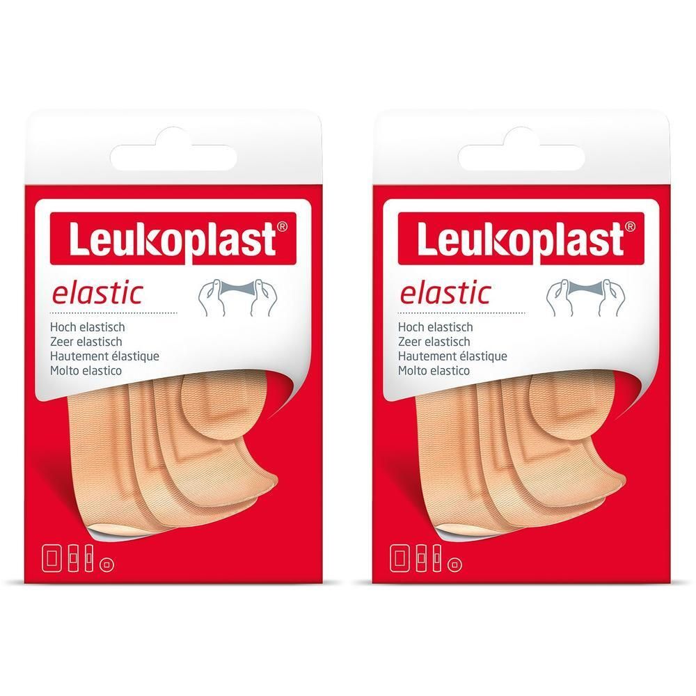 Leukoplast Elastic Strips 19x76/25x76/50x76/22 mm x2 2x40 St Pflaster