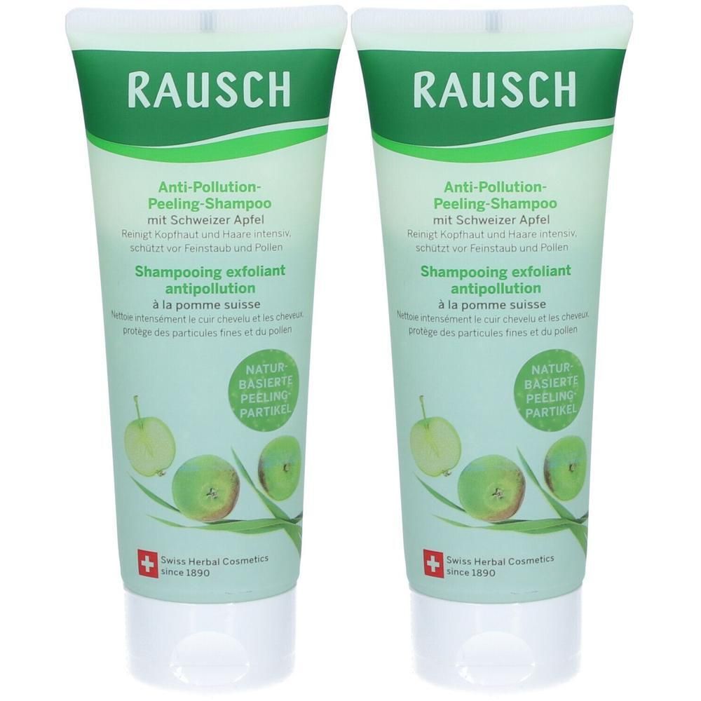 Rausch Anti-Pollution-Peeling-Shamp.m.Schweiz.Apf. x2 2x100 ml Shampoo