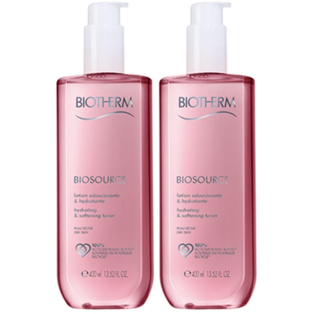 Biotherm Biosource Reinigungslotion trockene Haut x2 2x400 ml Lotion