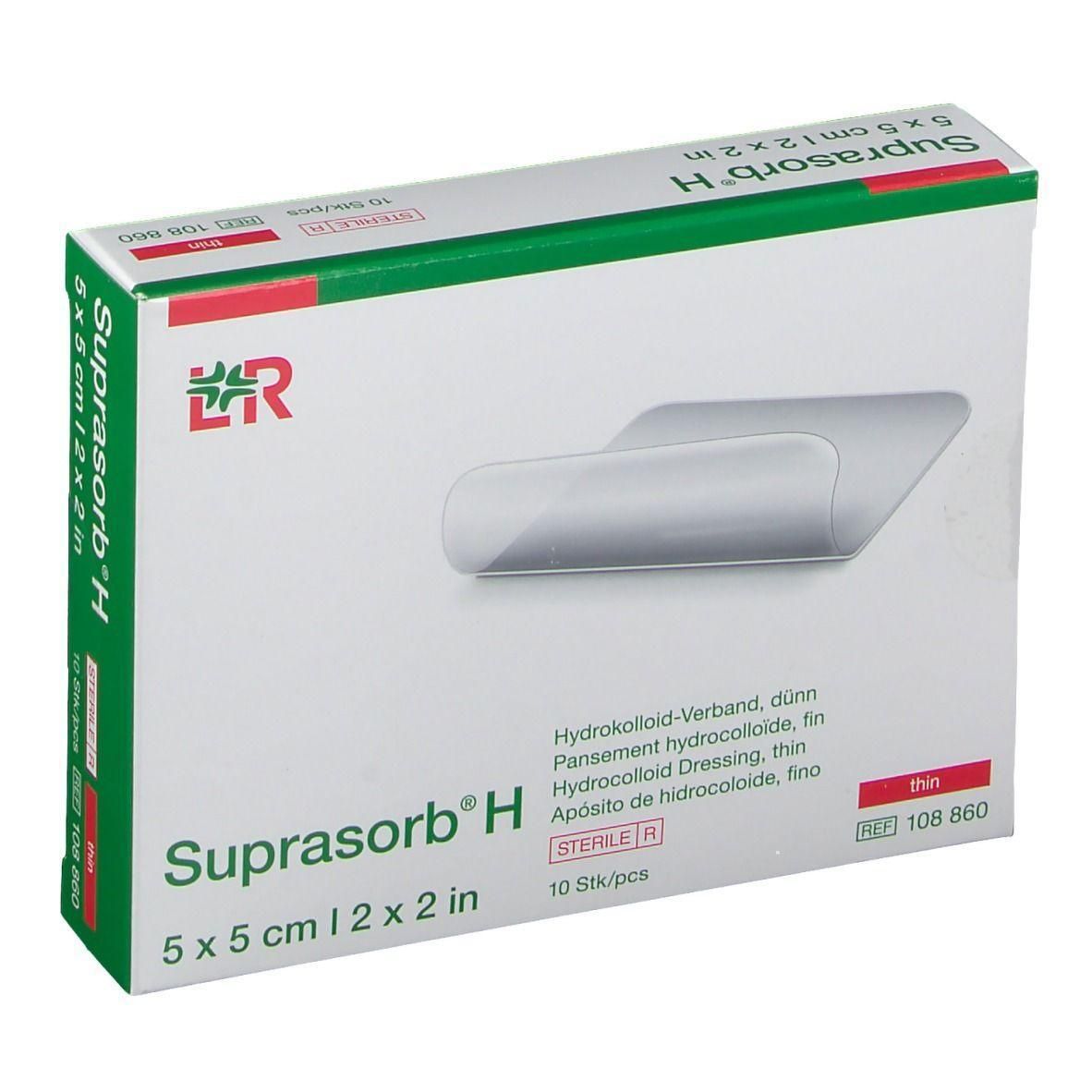 Suprasorb H Hydrokoll.Verb.dünn 5x5 cm x4 4x10 St Verband