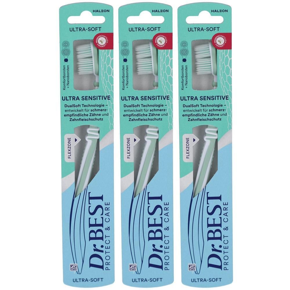 Dr.best Ultra Sensitive Ultra-Soft Zahnbürste x3 3x1 St