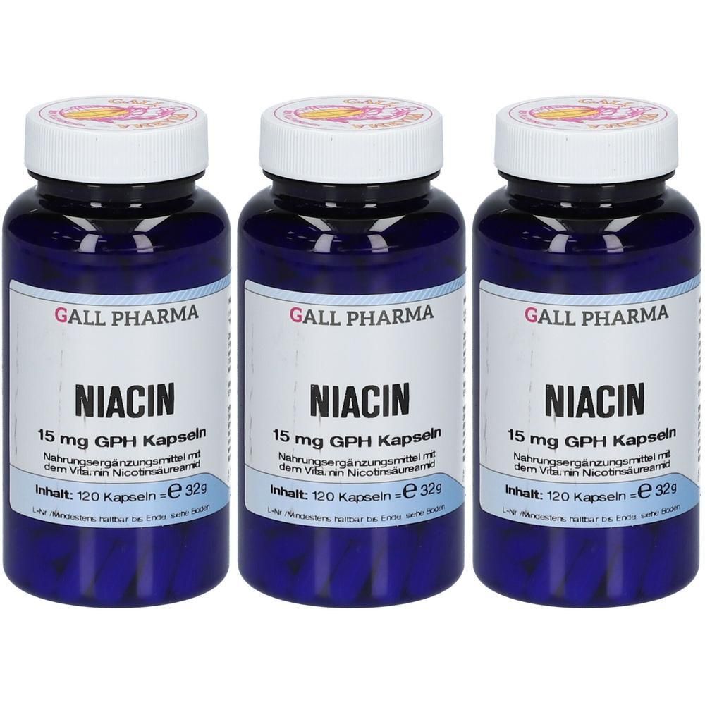 Niacin 15 mg Kapseln x3 3x120 St