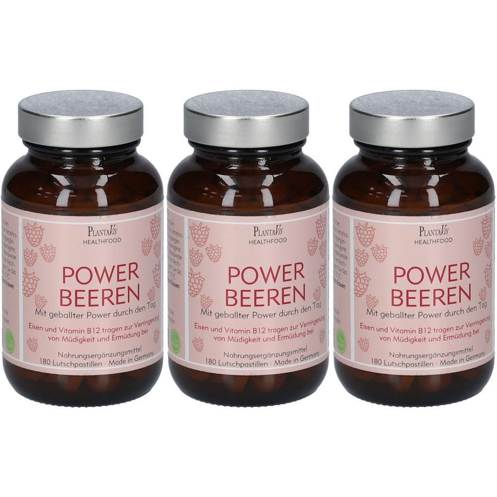 Powerbeeren B12+ Koffein Lutschpastillen x3 3x180 St