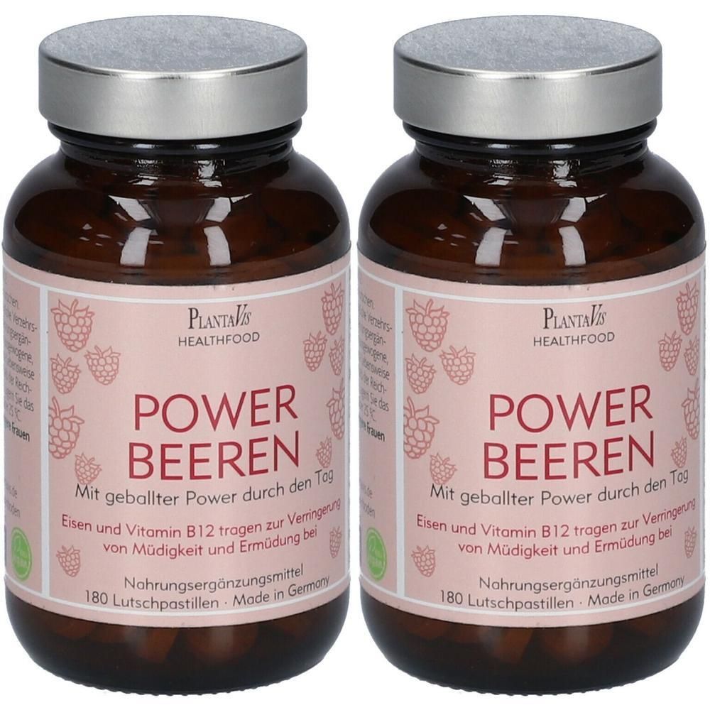 Powerbeeren B12+ Koffein Lutschpastillen x2 2x180 St