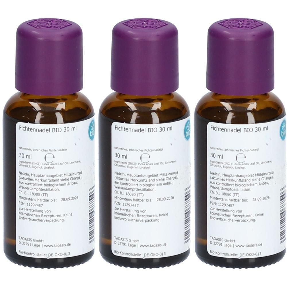 Fichtennadel ÖL Bio x3 3x30 ml Ätherisches Öl