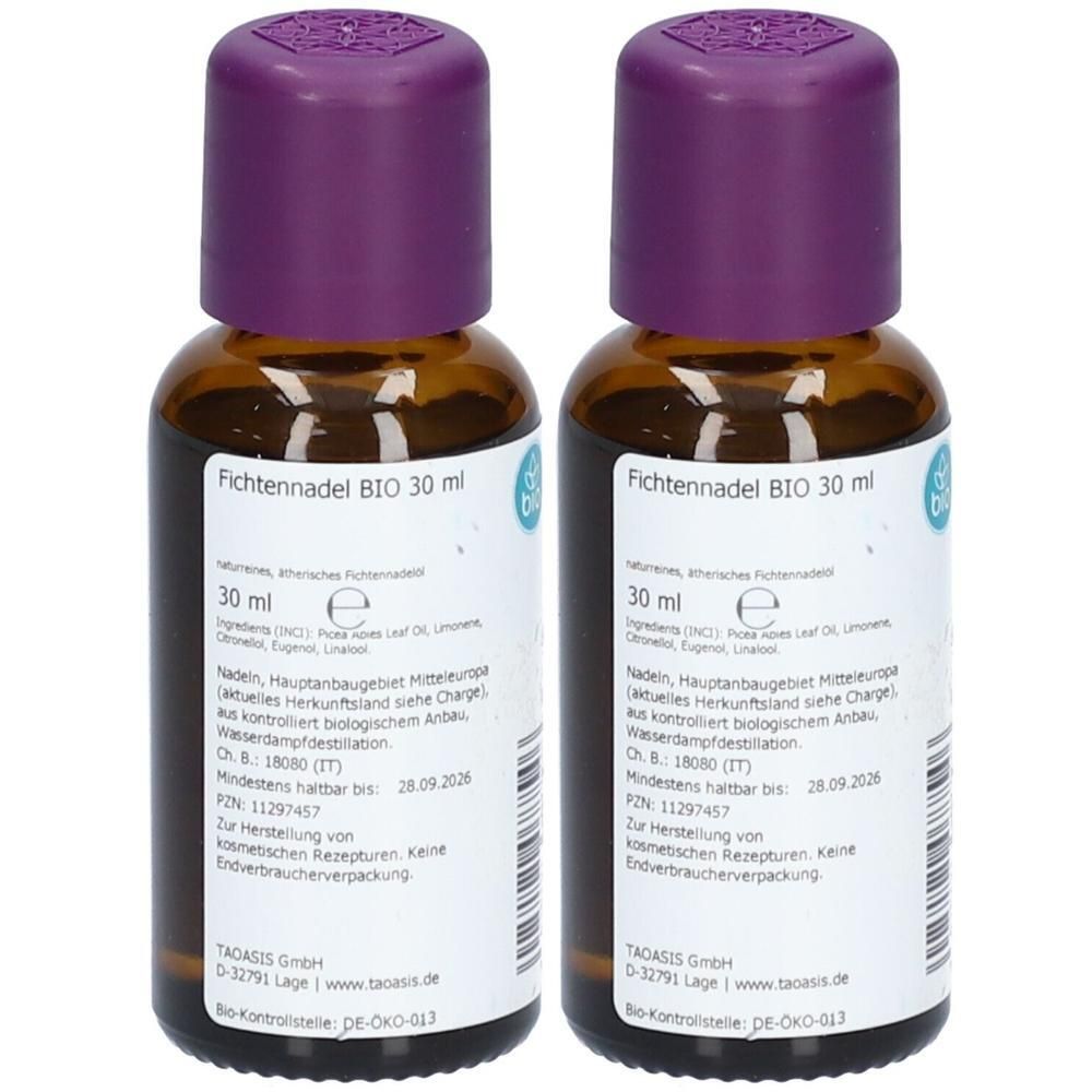 Fichtennadel ÖL Bio x2 2x30 ml Ätherisches Öl