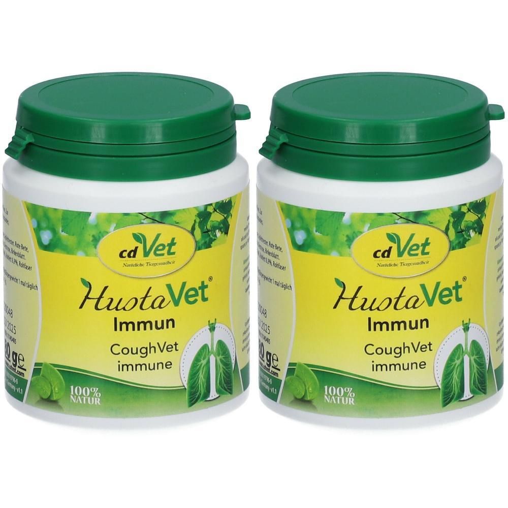 Hustavet Immun Pulver f.Hunde/Katzen x2 2x80 g