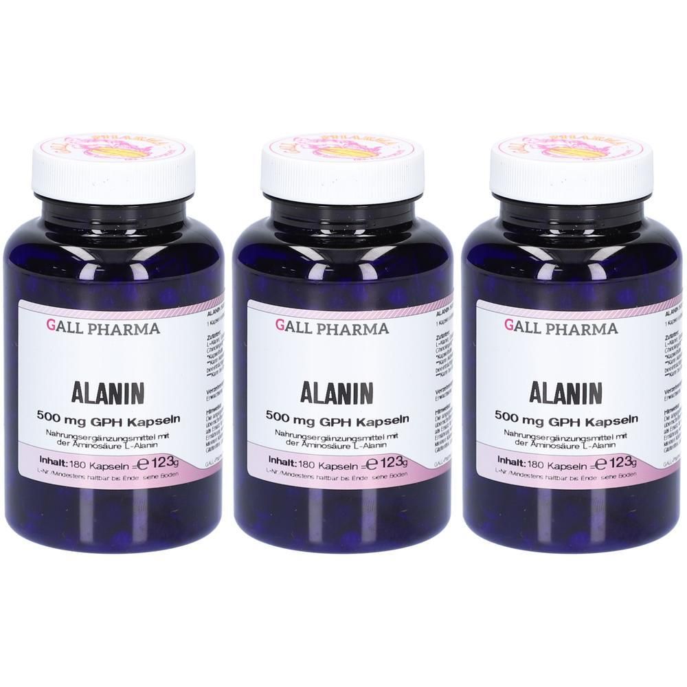 Alanin 500 mg GPH Kapseln x3 3x180 St