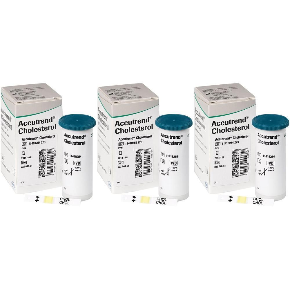 Accutrend Cholesterol Teststreifen x3 3x25 St