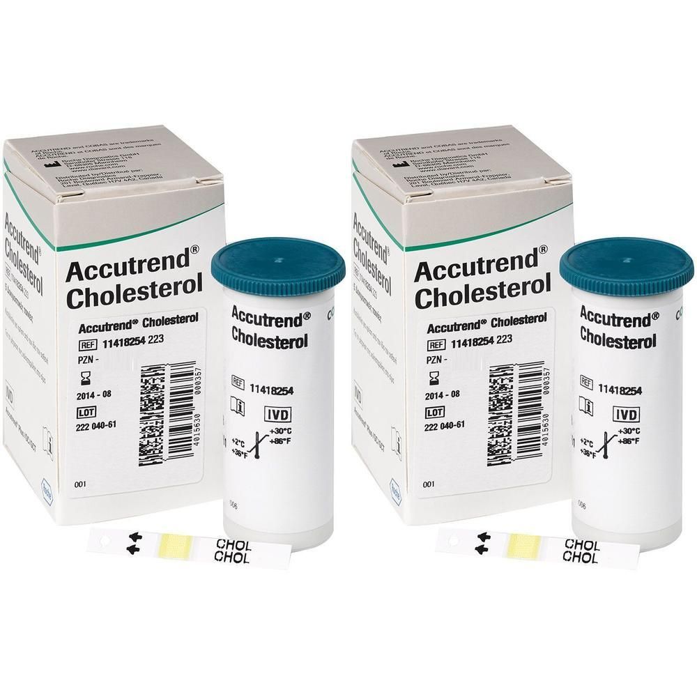 Accutrend Cholesterol Teststreifen x2 2x25 St