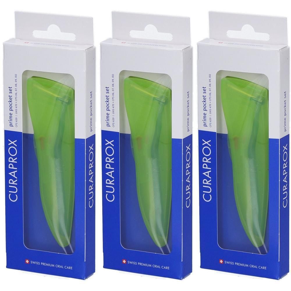 Curaprox CPS 459 prime P.Set m.UHS 470+Cps 07-011 x3 3x1 St