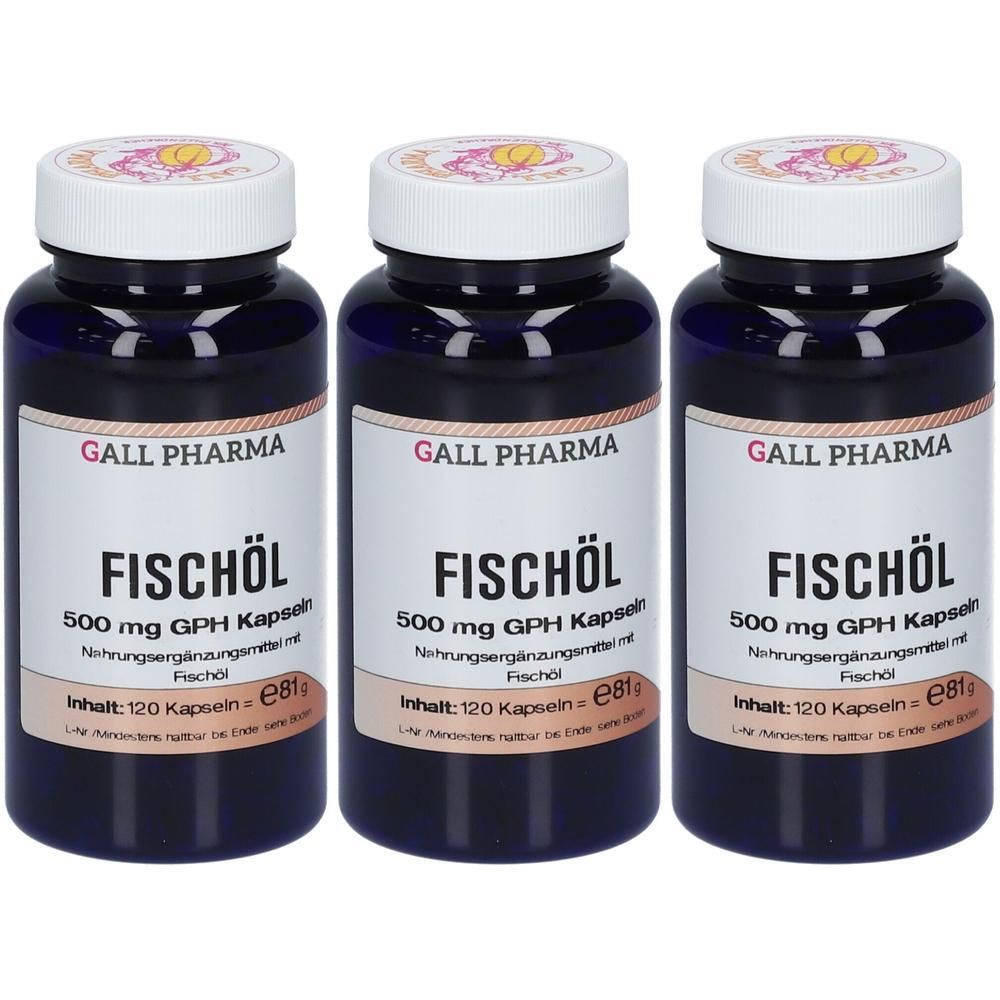 Fischöl 500 mg GPH Kapseln x3 3x120 St