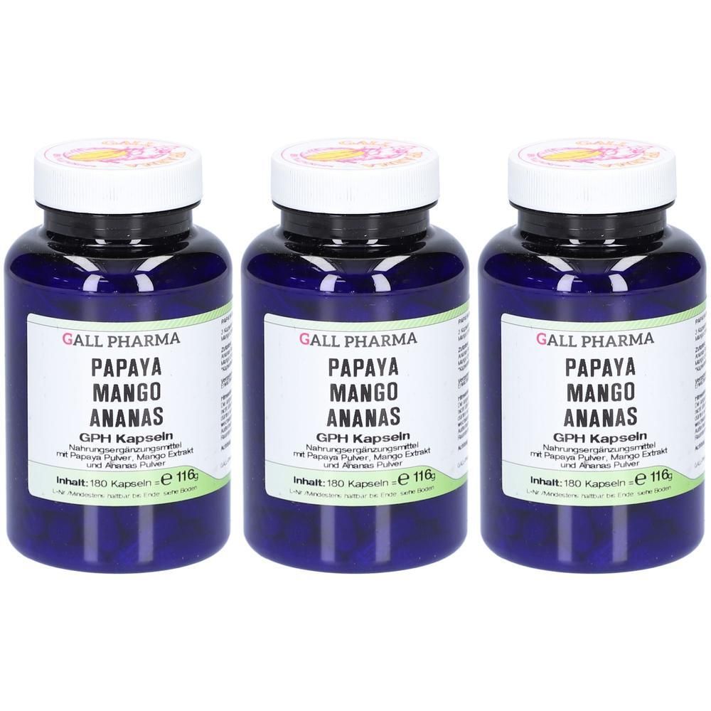 Papaya Mango Ananas GPH Kapseln x3 3x180 St