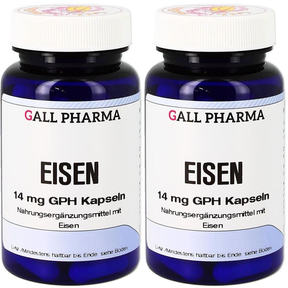 Eisen 14 mg GPH Kapseln x2 2x120 St