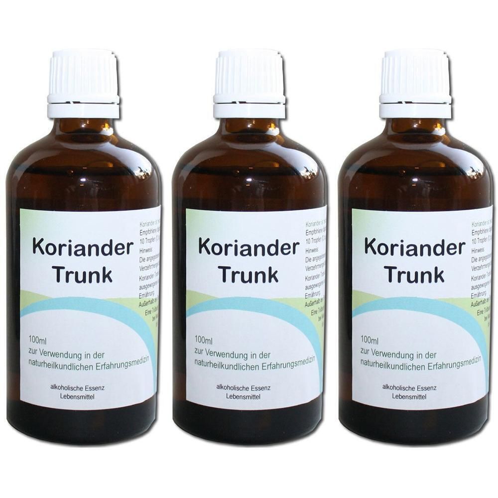 Koriander-Trunk x3 3x100 ml Tropfen
