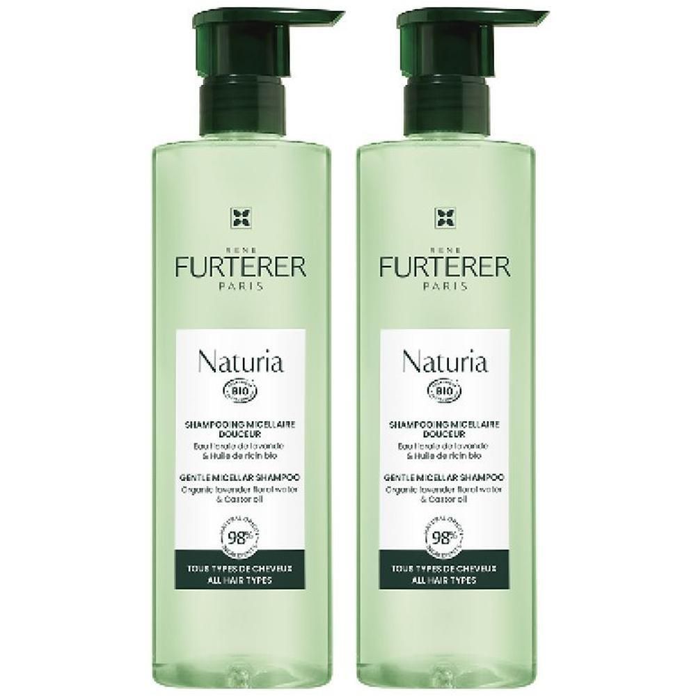 Furterer Naturia sanftes Mizellen-Shampoo x2 2x400 ml Shampoo