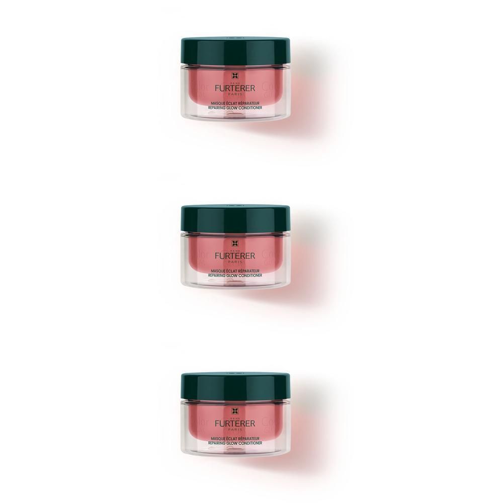 Furterer Color Glow reparierende Farbglanz-Maske x3 3x200 ml Haarspülung