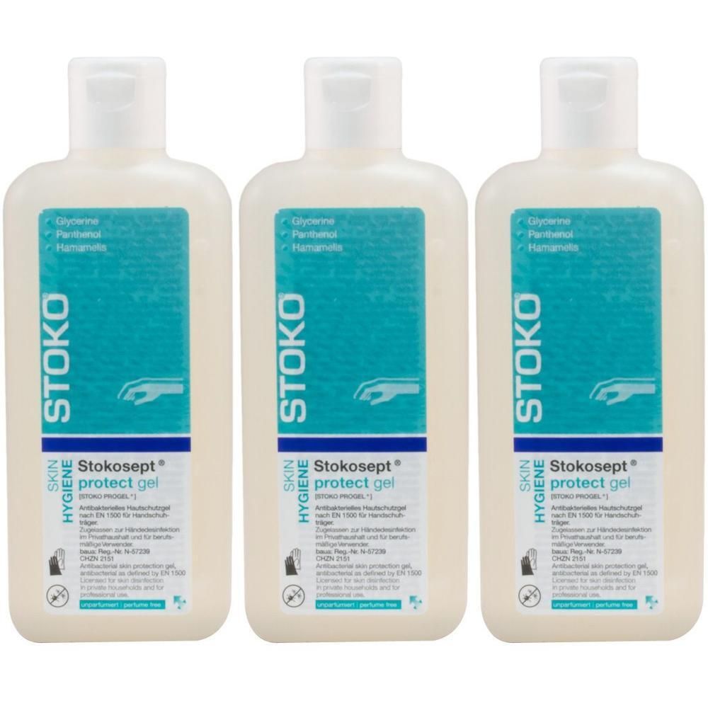 Stokosept protect Hautschutz Gel x3 3x400 ml