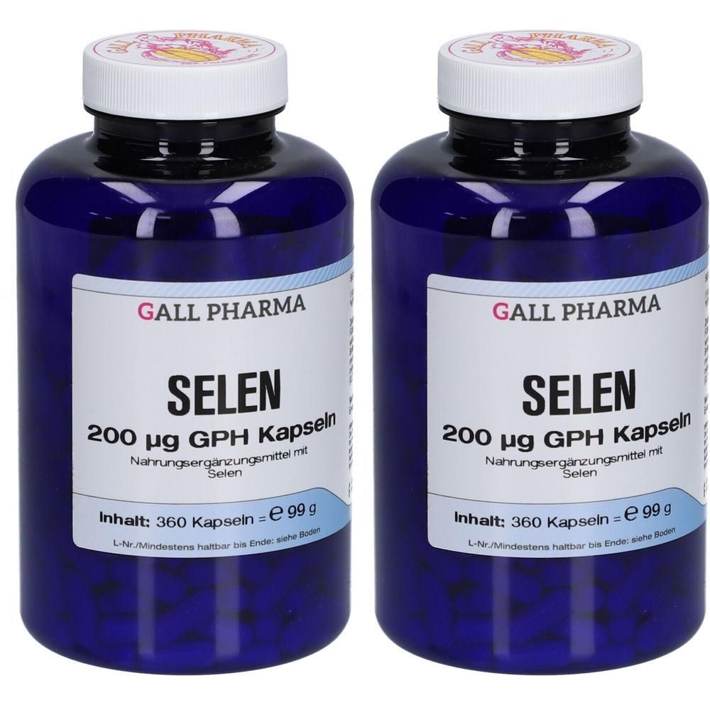 Selen 200 µg GPH Kapseln x2 2x360 St
