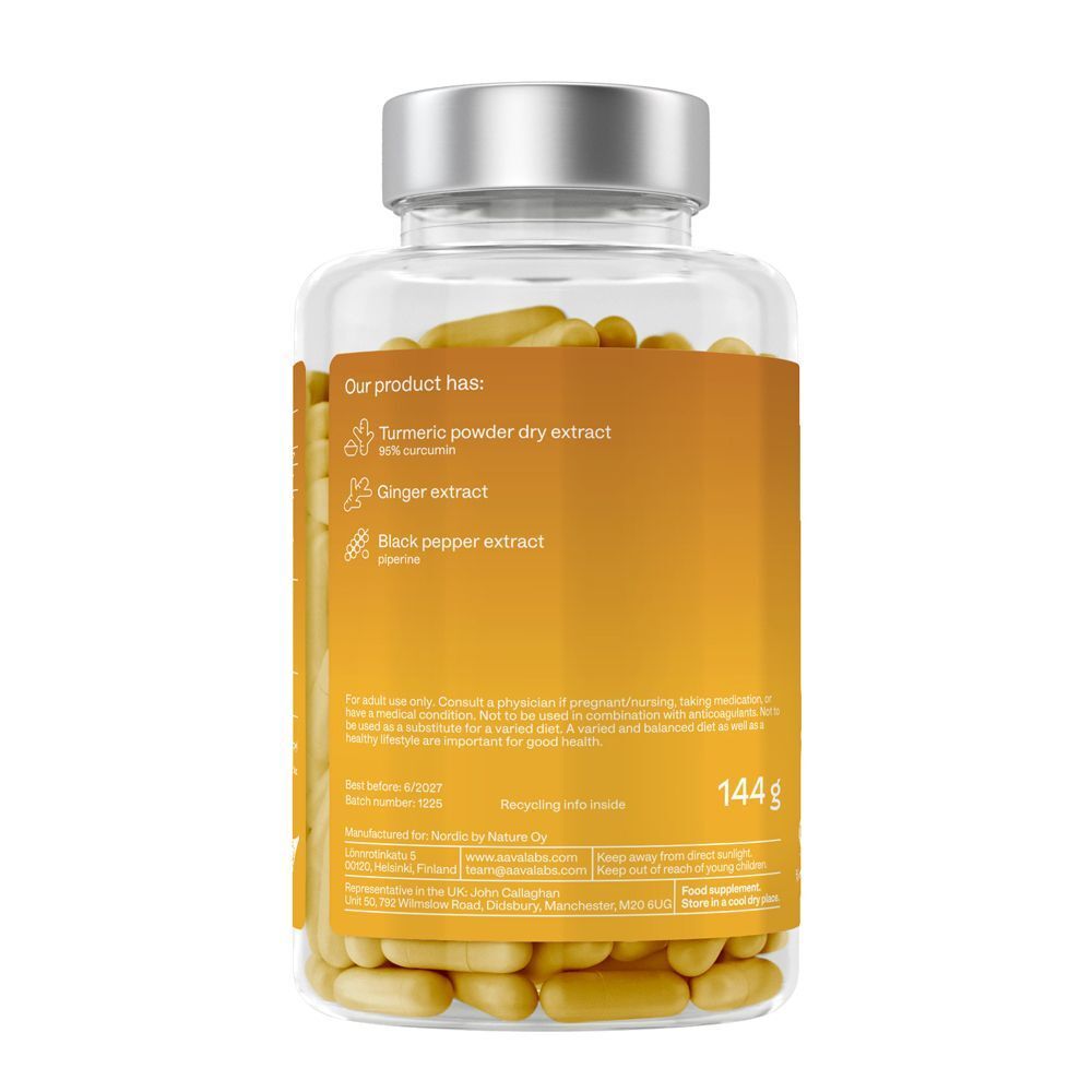 AAVALABS Curcumin + Piperin