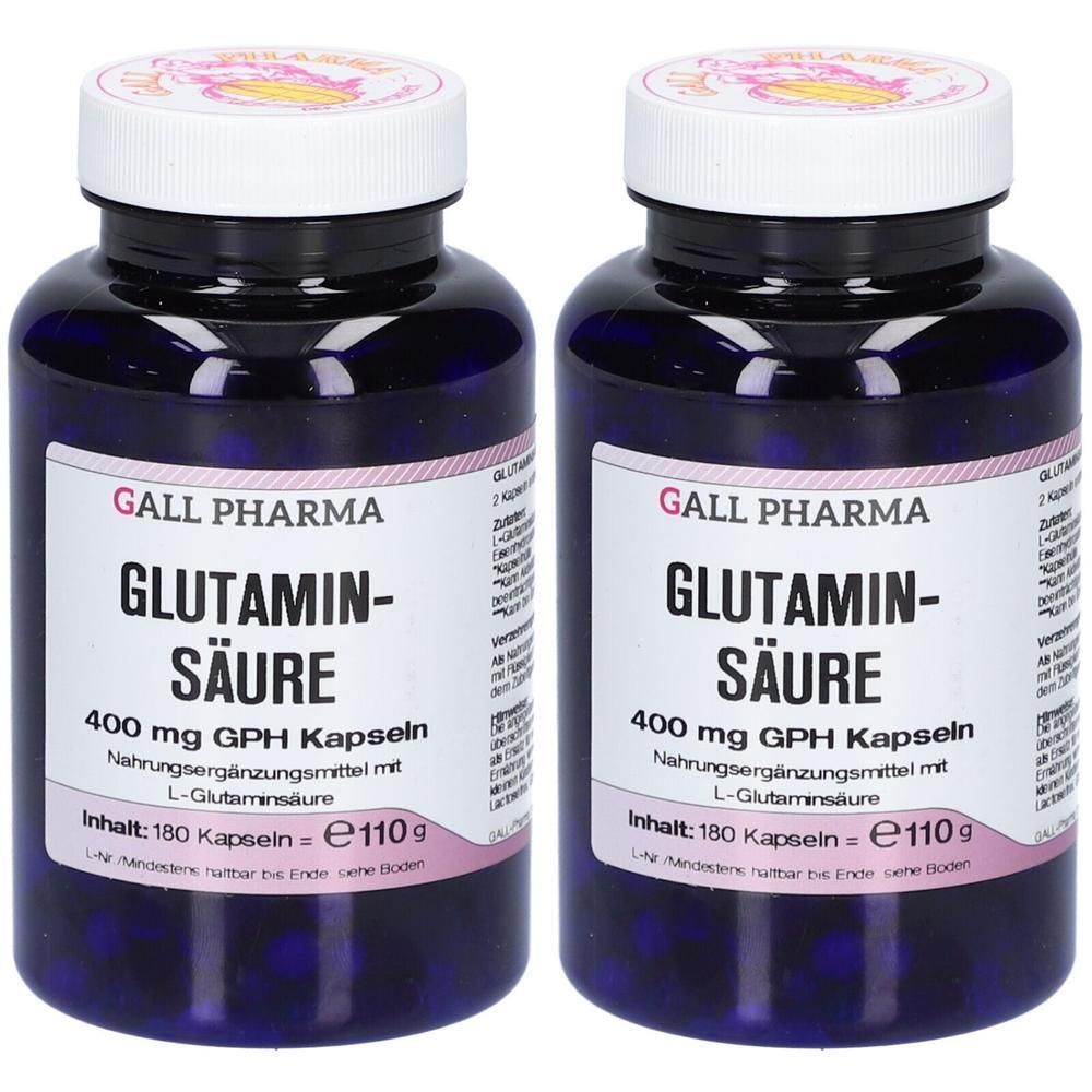 Glutaminsäure 400 mg GPH Kapseln x2 2x180 St