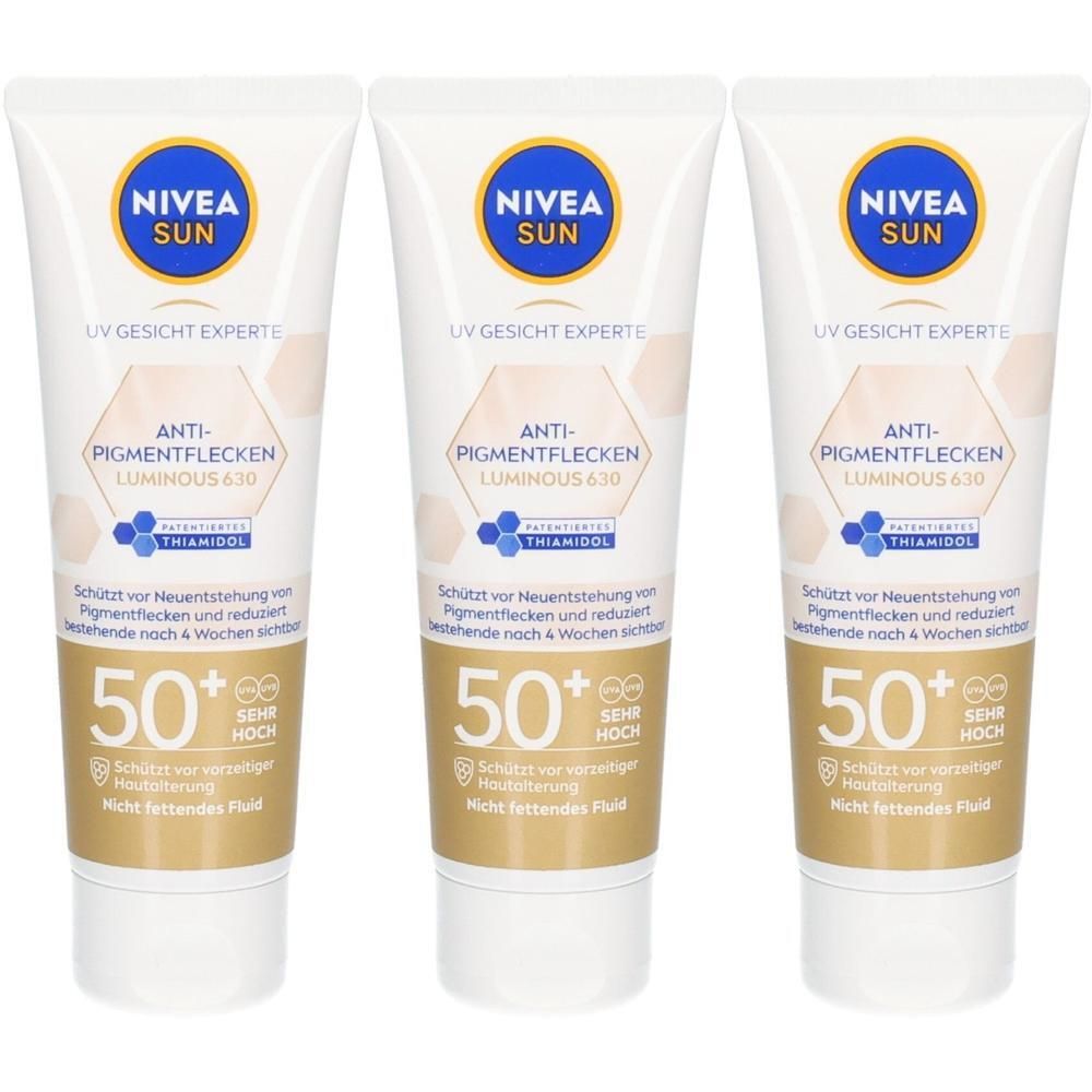Nivea SUN UV Gesicht Experte Anti-Pigm.fl.Sonnencr x3 3x50 ml Creme