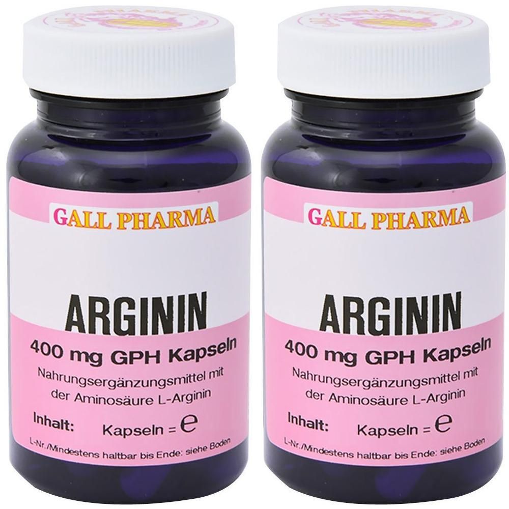Arginin 400 mg GPH Kapseln x2 2x120 St
