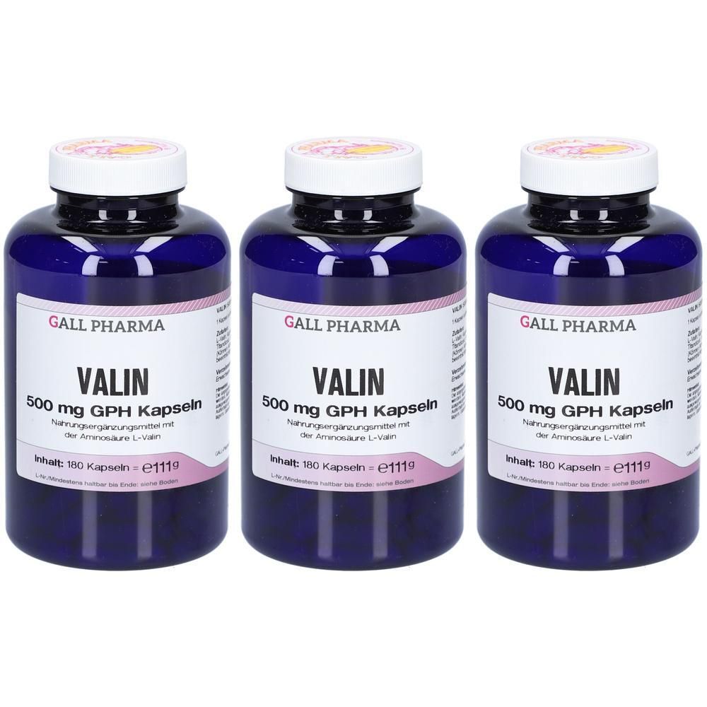 Valin 500 mg GPH Kapseln x3 3x180 St