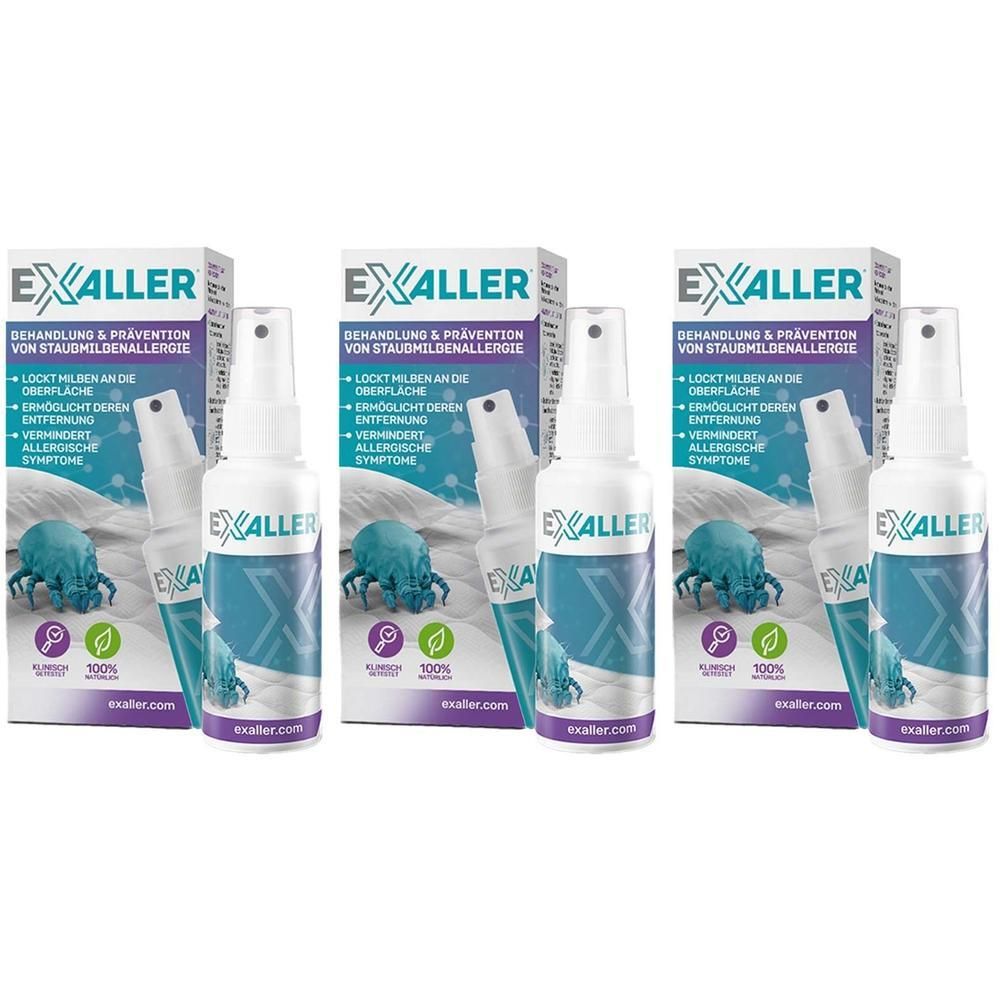 Exaller Anti-Hausstaubmilbenspray x3 3x300 ml Spray
