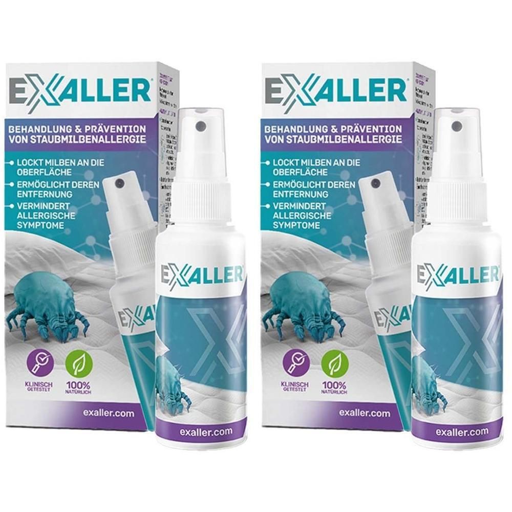 Exaller Anti-Hausstaubmilbenspray x2 2x300 ml Spray
