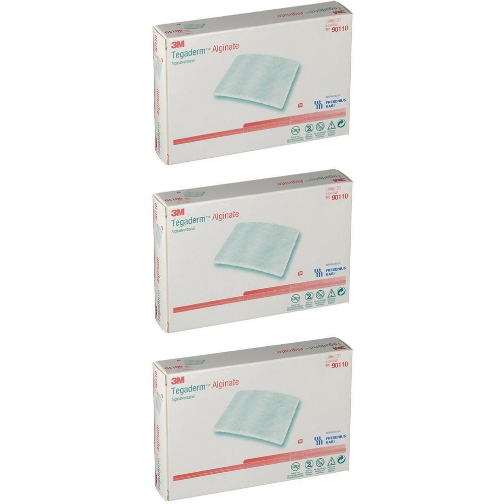 Tegaderm Alginate FK Kompressen 5x5 cm 90110 x3 3x10 St