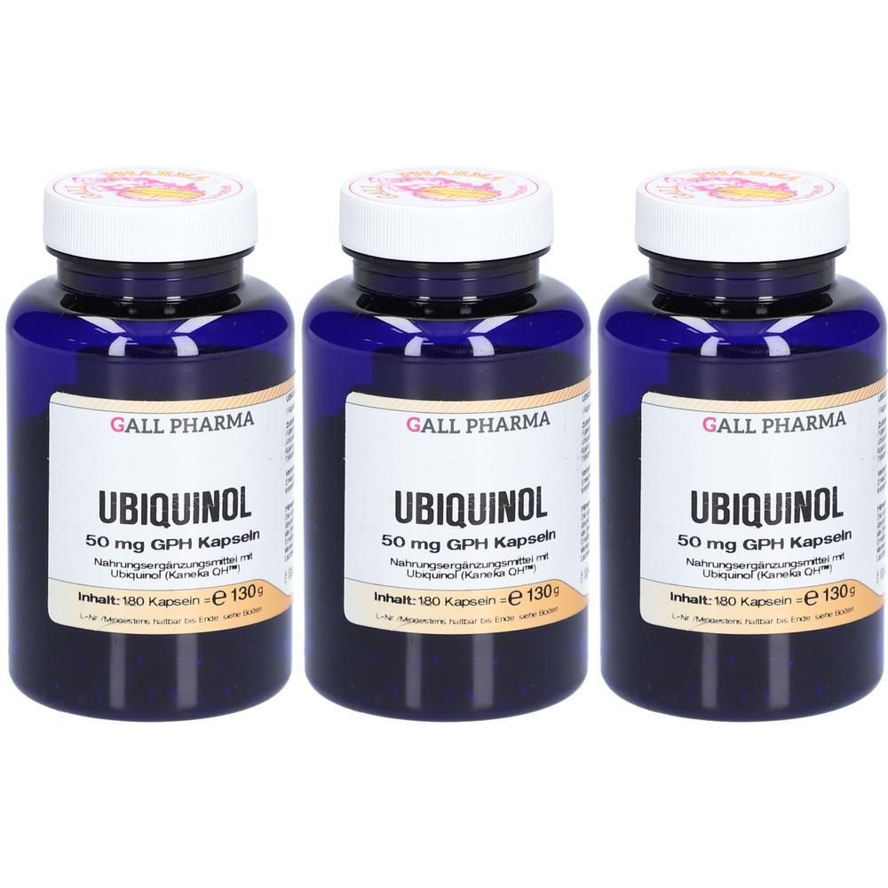 Ubiquinol 50 mg GPH Kapseln x3 3x180 St