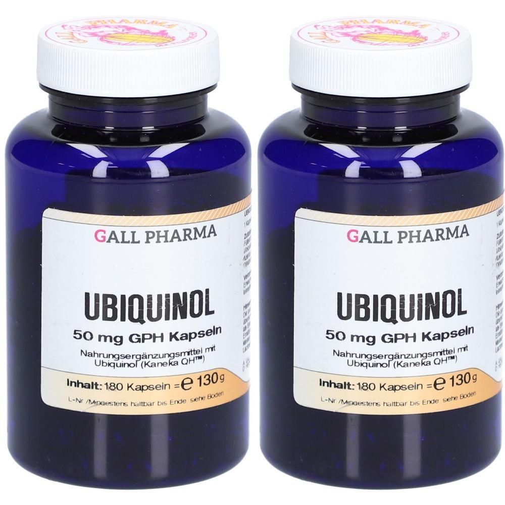 Ubiquinol 50 mg GPH Kapseln x2 2x180 St