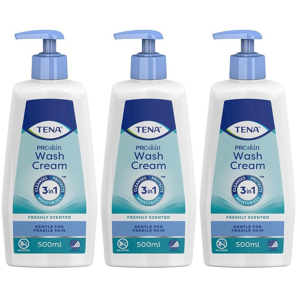 Tena Wash Cream x3 3x500 ml Creme