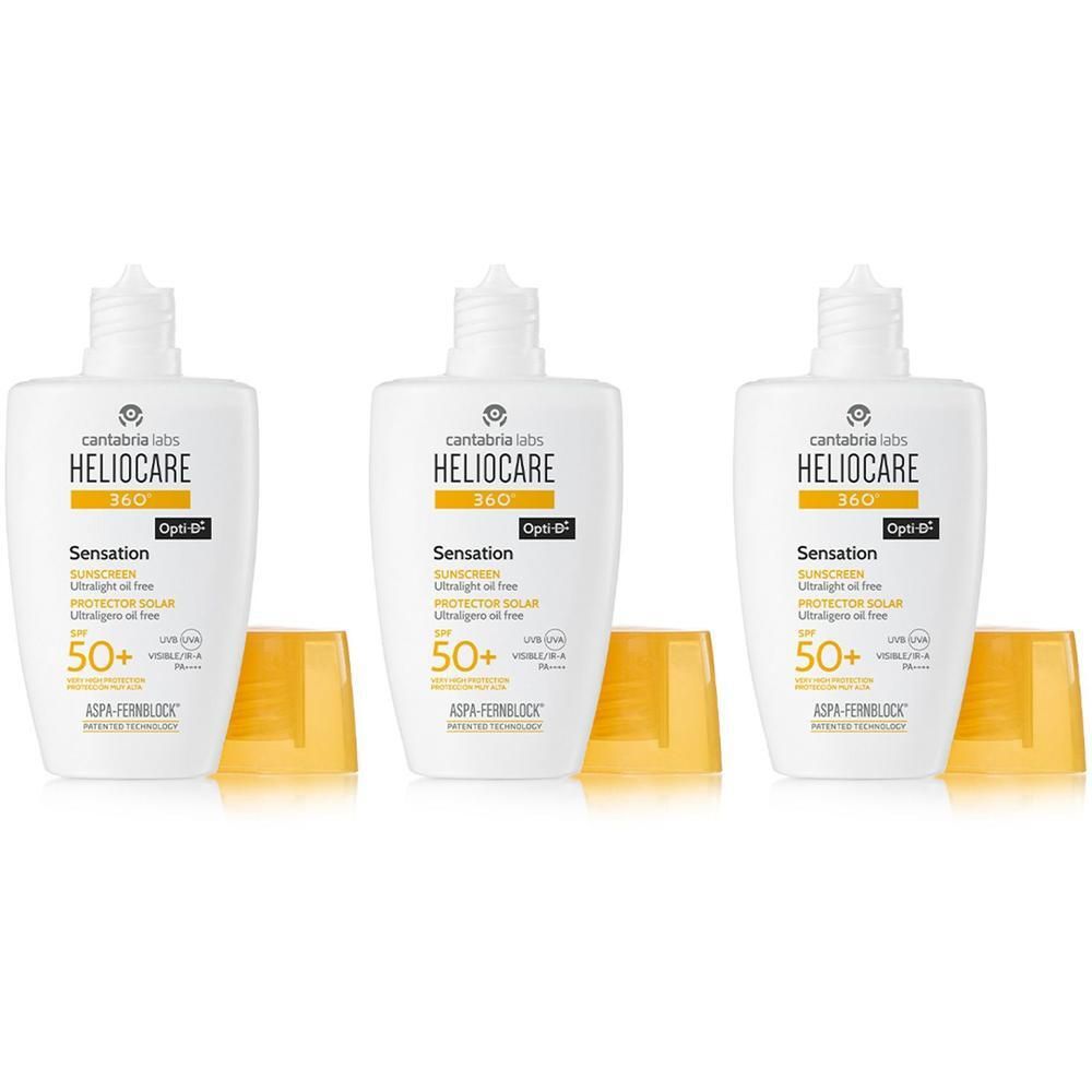 Heliocare 360° Sensation SPF 50+ x3 3x50 ml Creme
