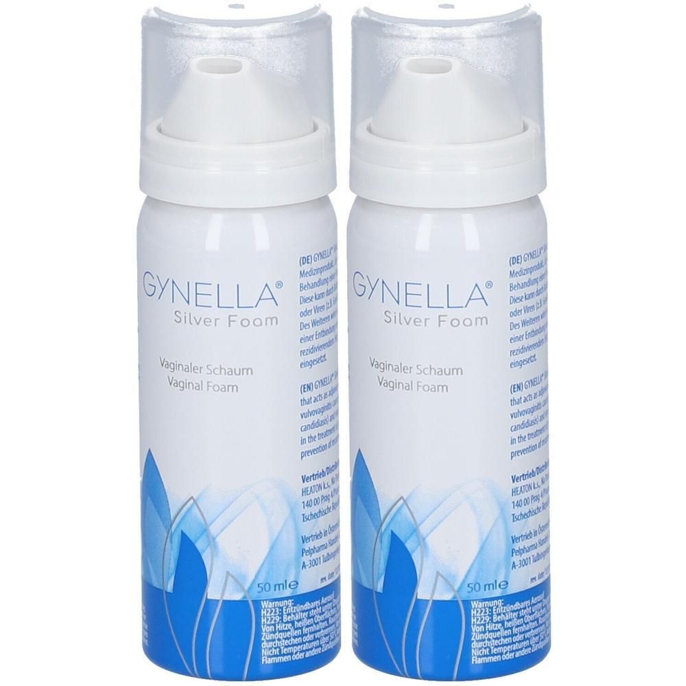 Zwei weiße Schaumspender mit Applikator, 50 ml.