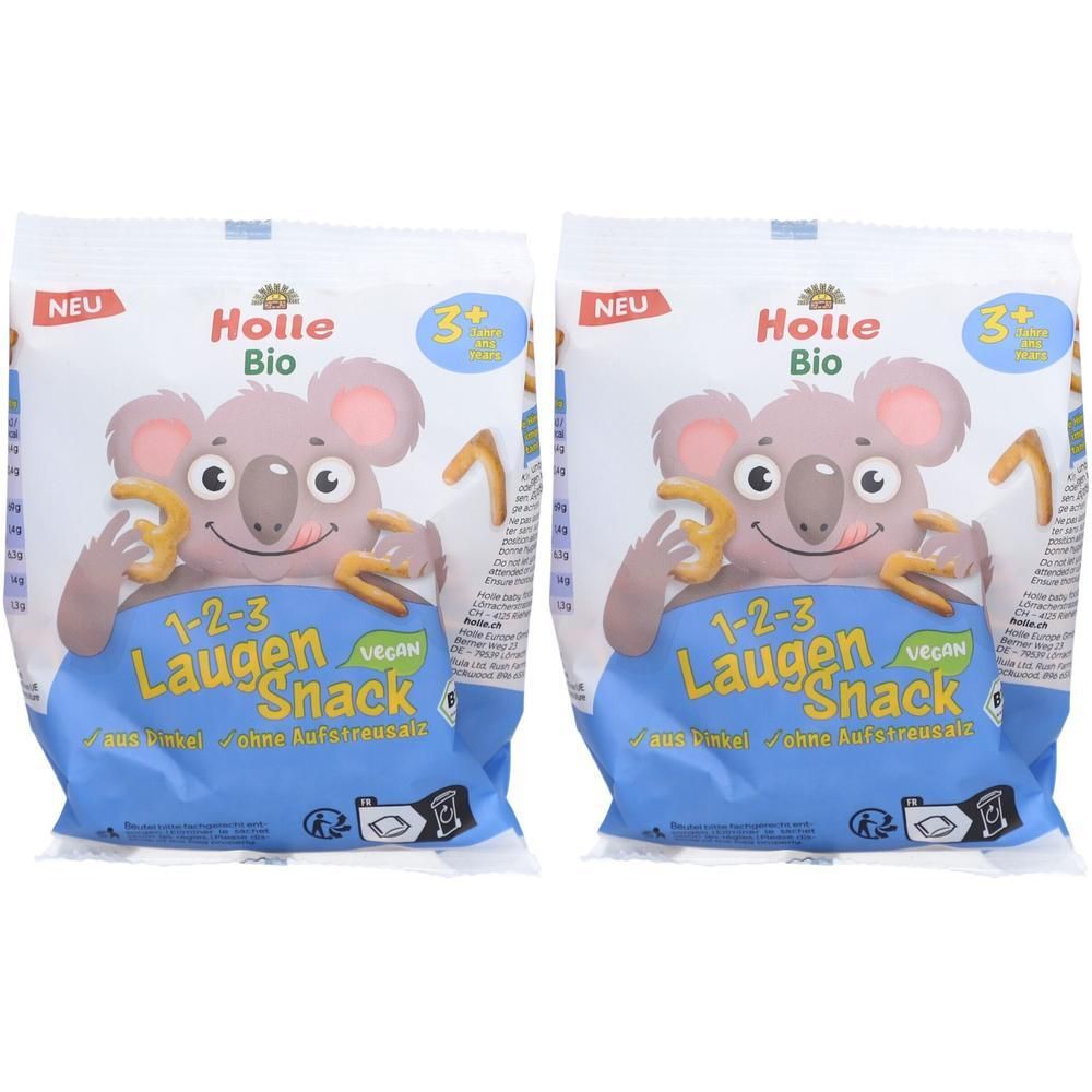 Holle Bio Laugengebäck Dinkel x2 2x80 g Beutel