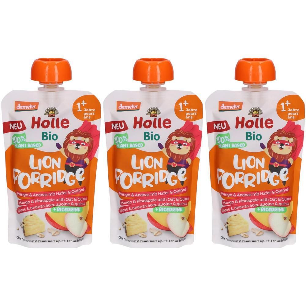 Lion Porrid Man&Ana Ha&Qui Bio x3 3x110 g