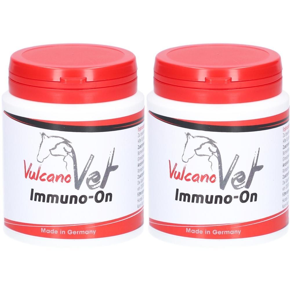 Vulcanovet Immuno-on Erg.Futtermittel Pulver vet. x2 2x100 g