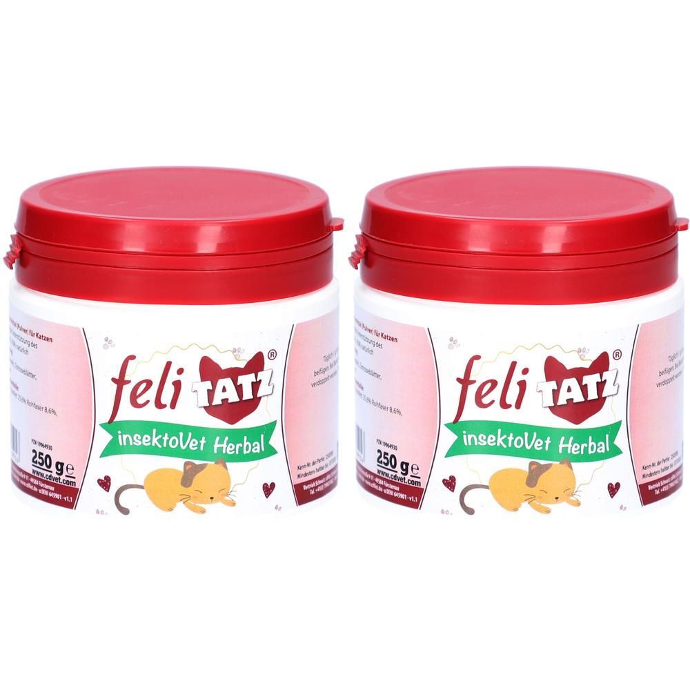 Felitatz insektoVet Herbal Erg.Futterm.Plv.f.Katze x2 2x250 g Pulver