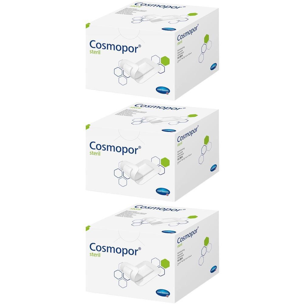 Cosmopor steril Wundverband 6x10 cm x3 3x25 St Pflaster