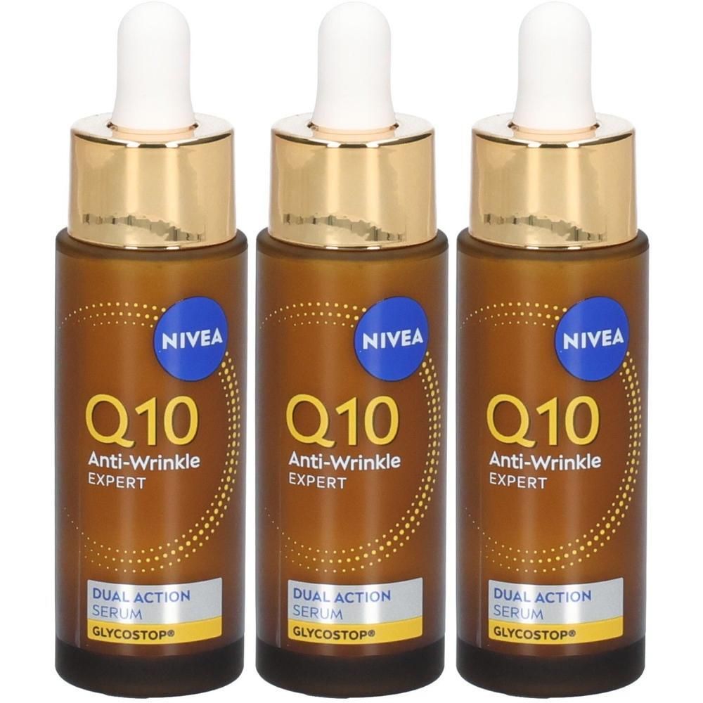 Nivea Q10 Anti-Falten Experte Dual Action Serum 30ml x3 3x30 ml