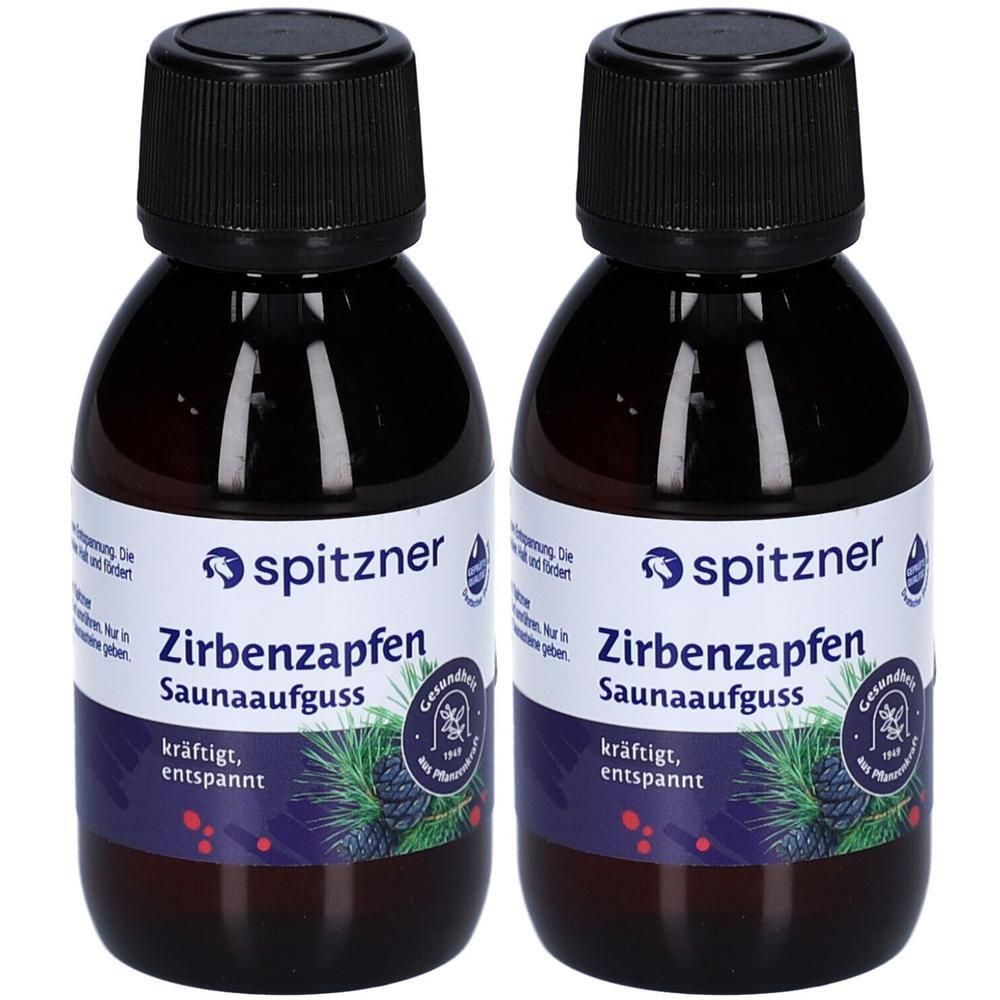 Spitzner Saunaaufguss Zirbenzapfen x2 2x125 ml Konzentrat