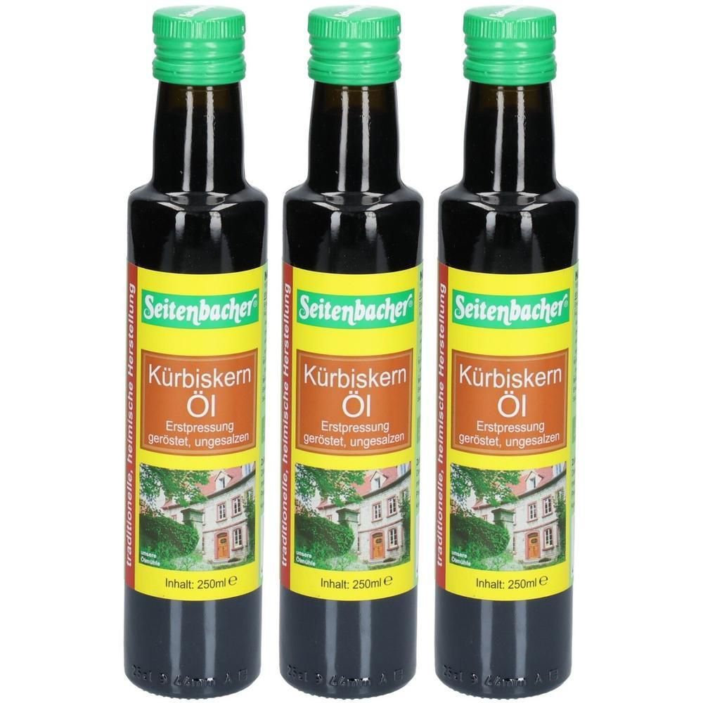 Seitenbacher Bio Kürbiskern Öl x3 3x250 ml