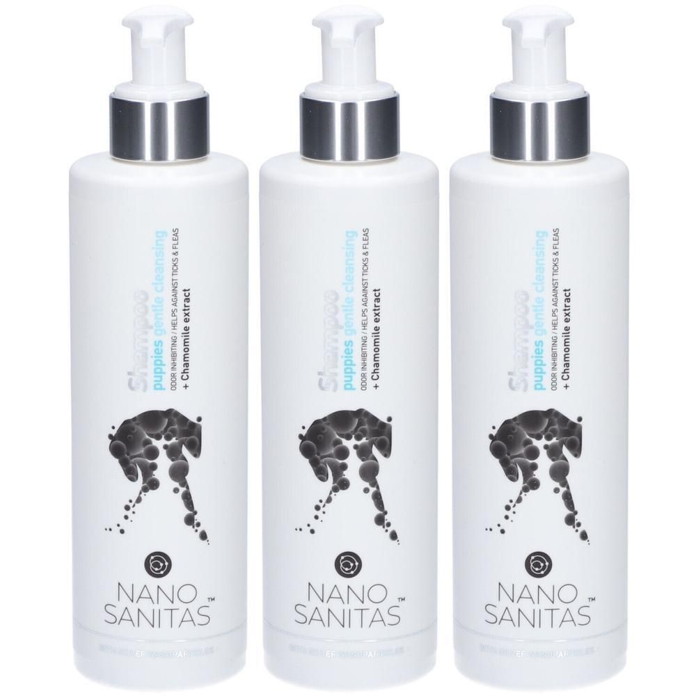 Nanosanitas Puppies gentle Cleansing Silv.Sham.Dog x3 3x250 ml Shampoo